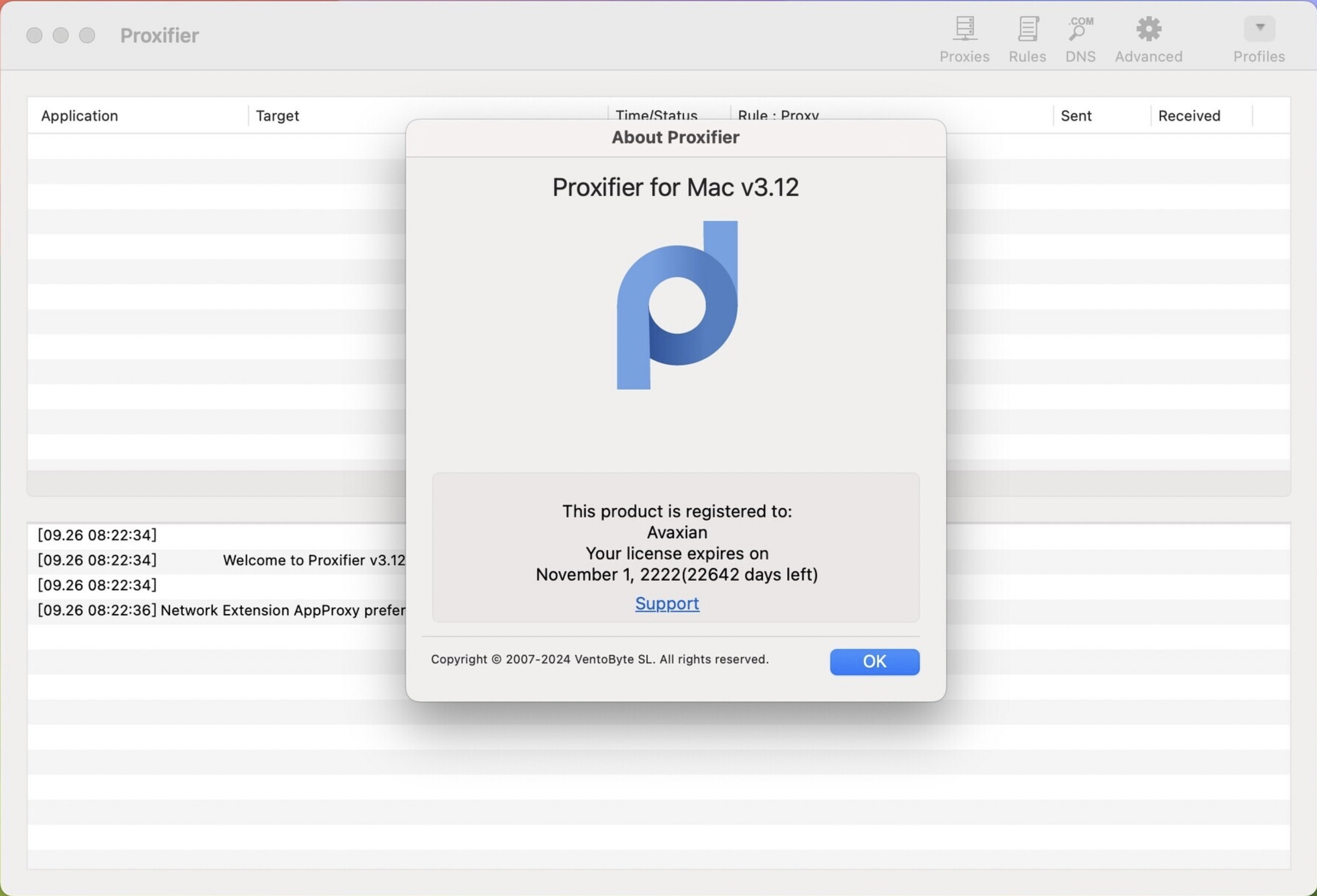 Proxifier for Mac v3.12 socks5全局代理客户端-1