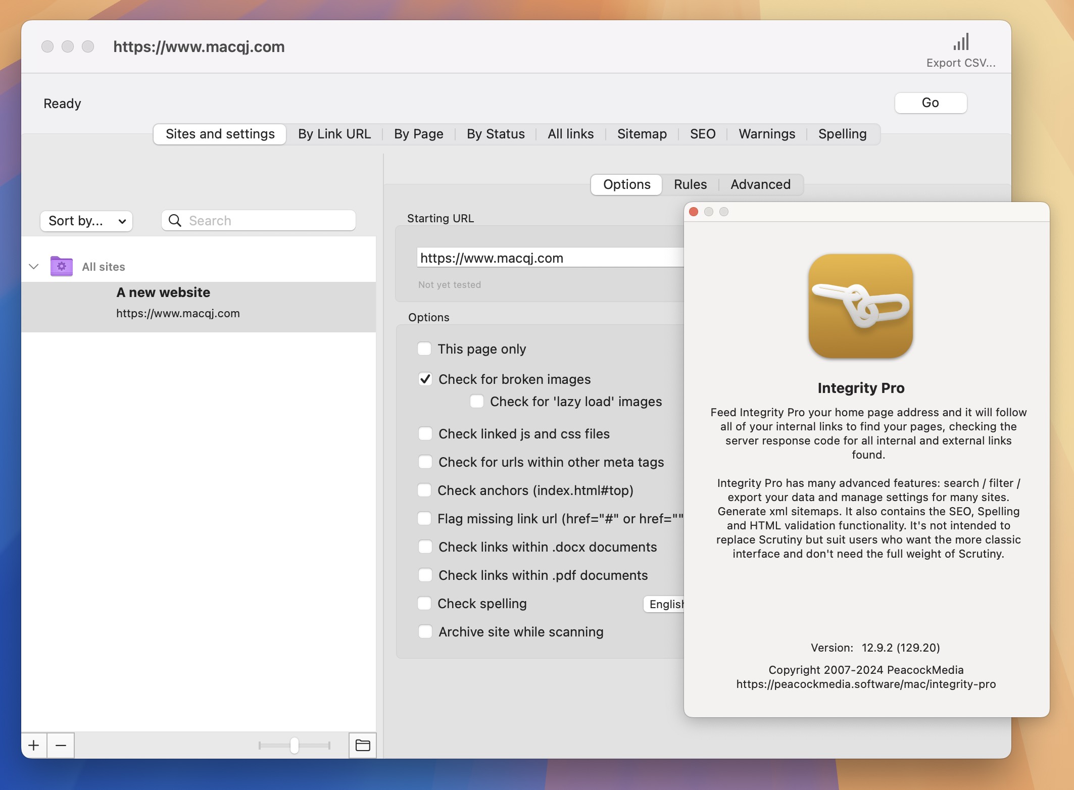 Integrity Pro for Mac v12.9.2 网站死链接清理工具-1