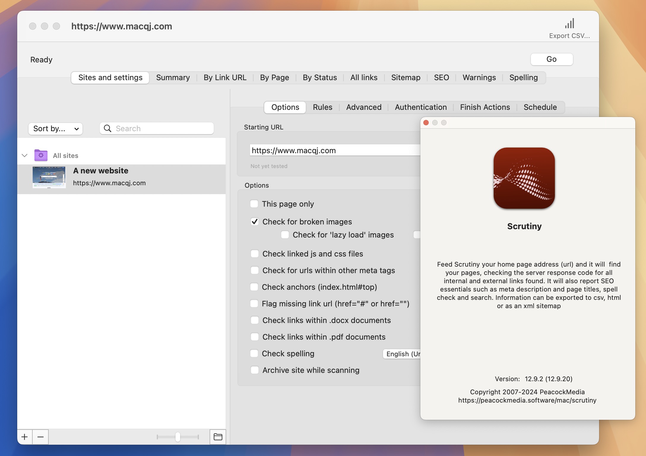 Scrutiny 12 for Mac v12.9.2 网站分析检测工具-1