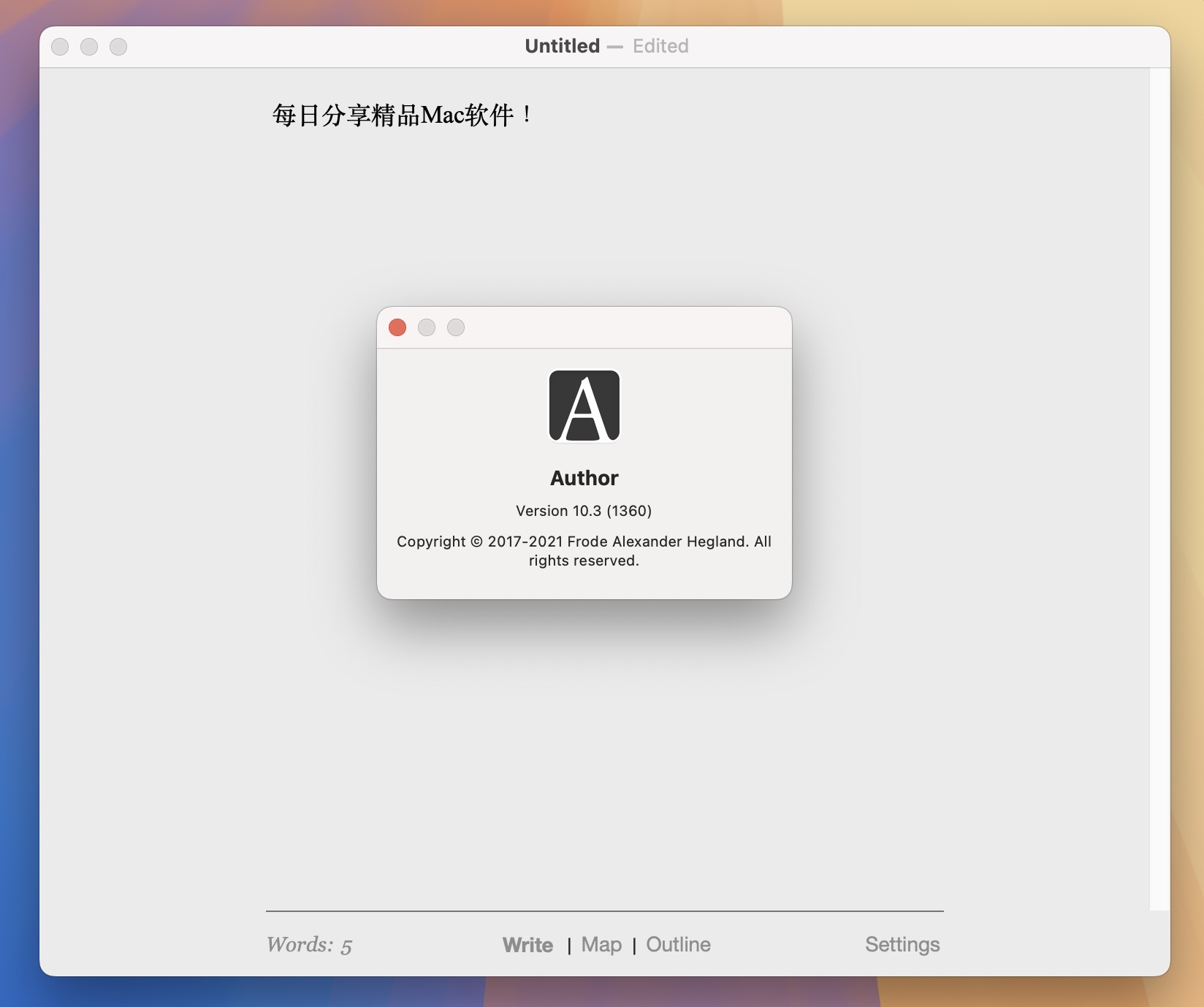 Author for Mac v10.3 Markdown文本编辑器-1