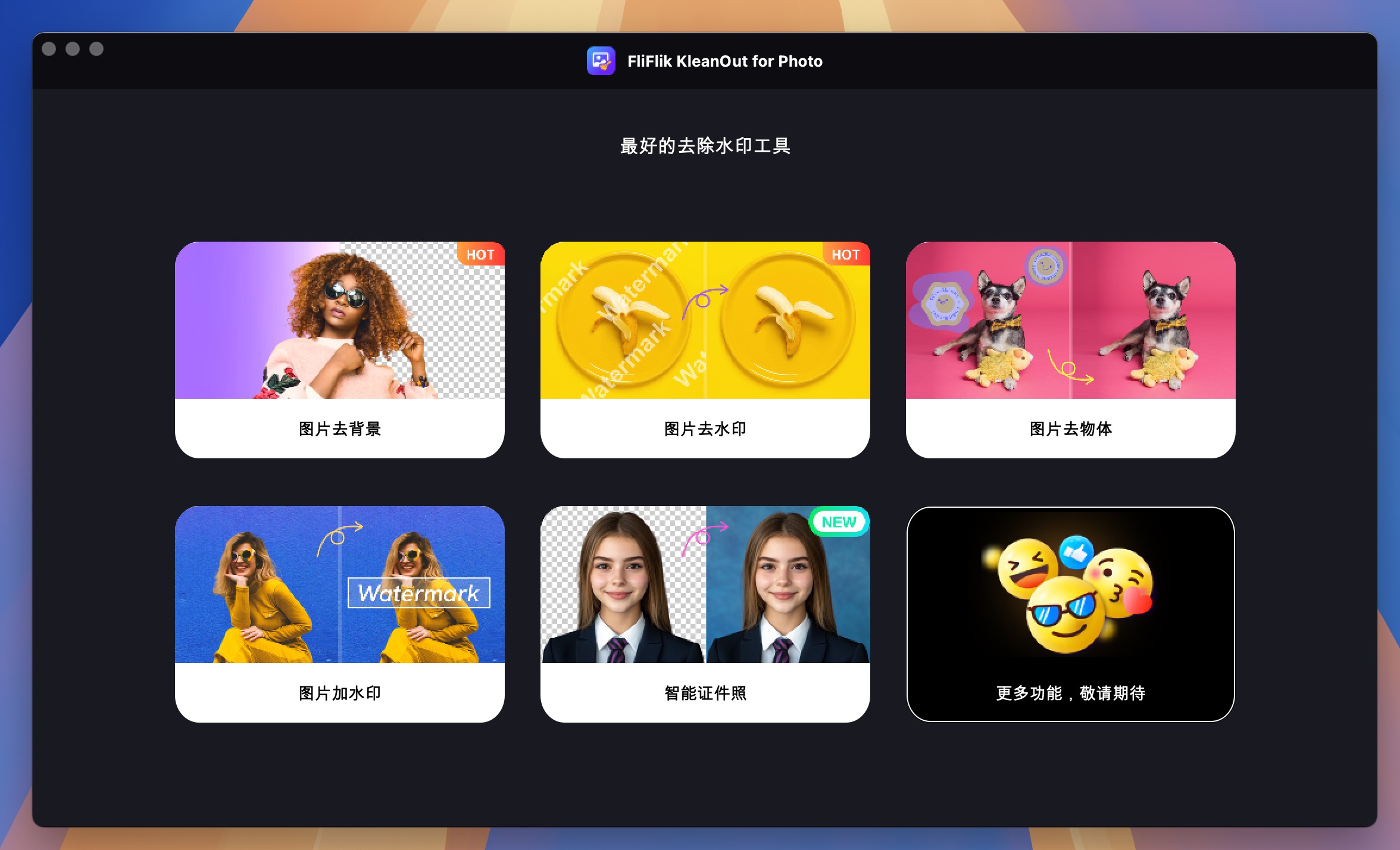 FliFlik KleanOut for Photo for Mac v6.3.0 超强图片去水印工具-1