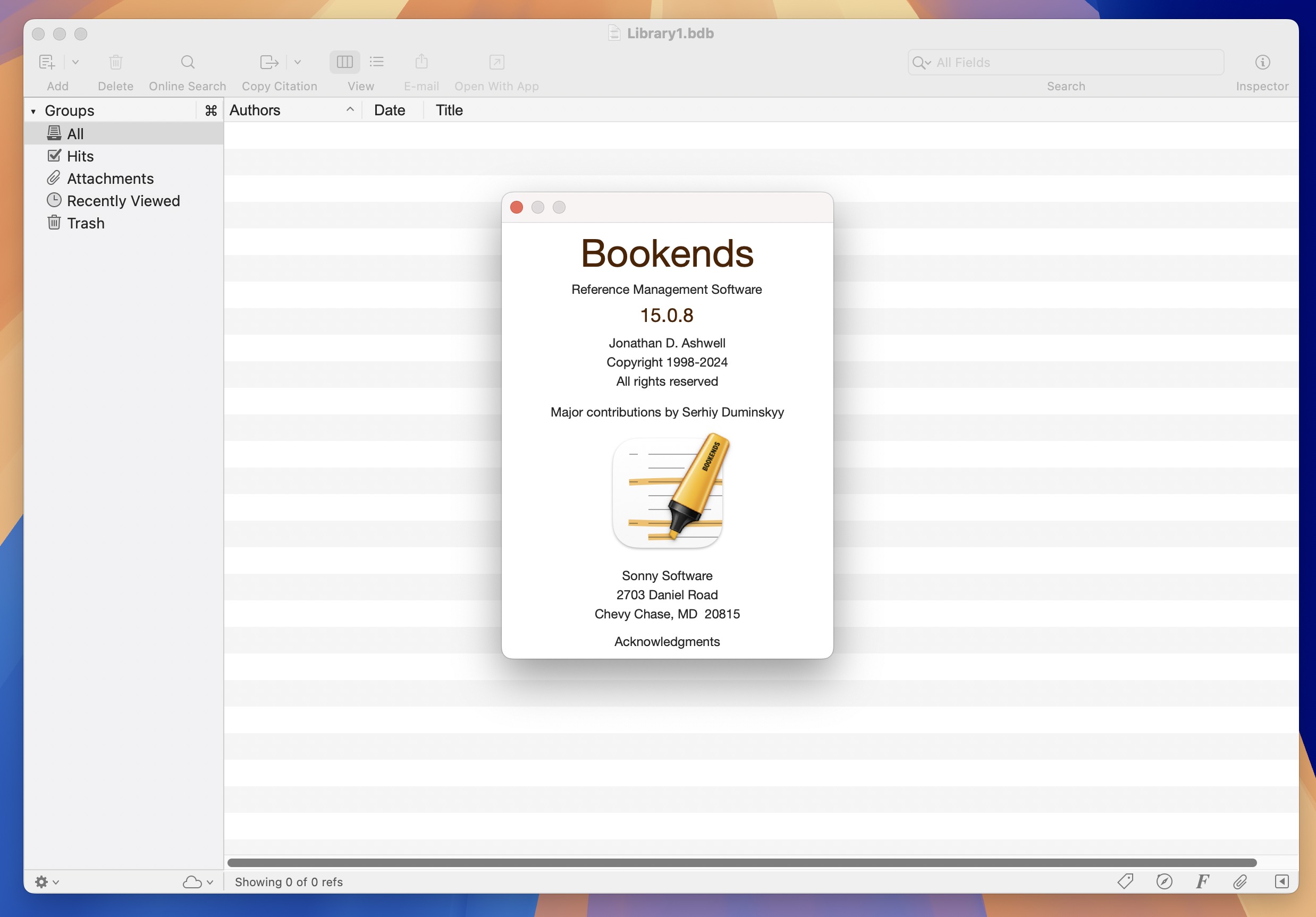 Bookends for Mac v15.0.8 文献书籍下载管理-1