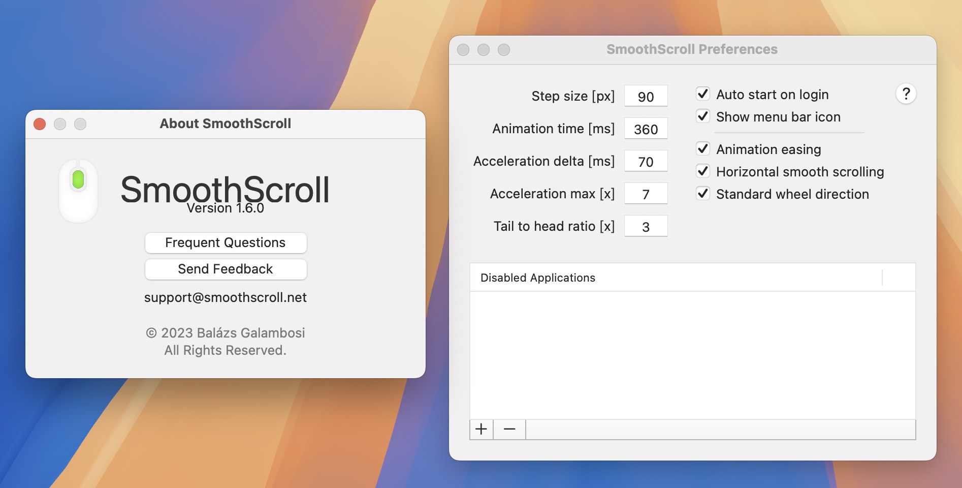 SmoothScroll for Mac v1.6.0 鼠标增强优化工具-1