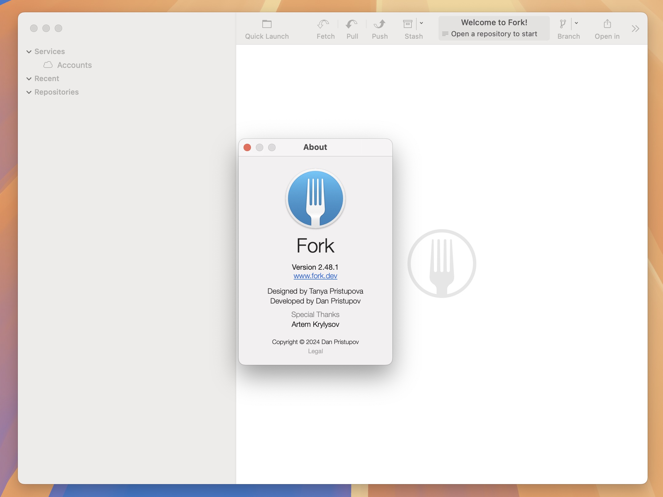 Fork for Mac v2.48.1 Git客户端-1