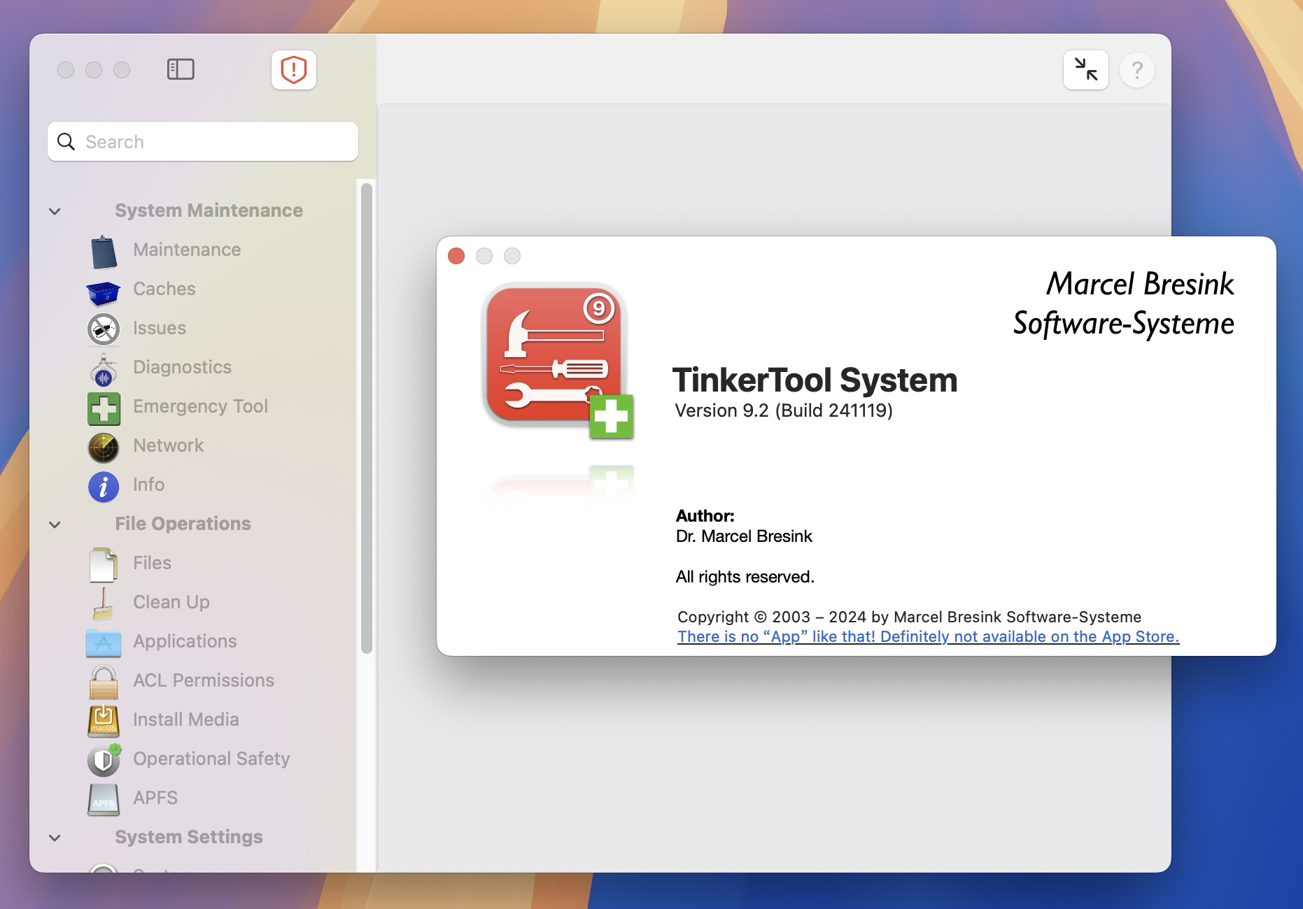 TinkerTool System for Mac v9.2.241119 Mac系统设置维护工具-1