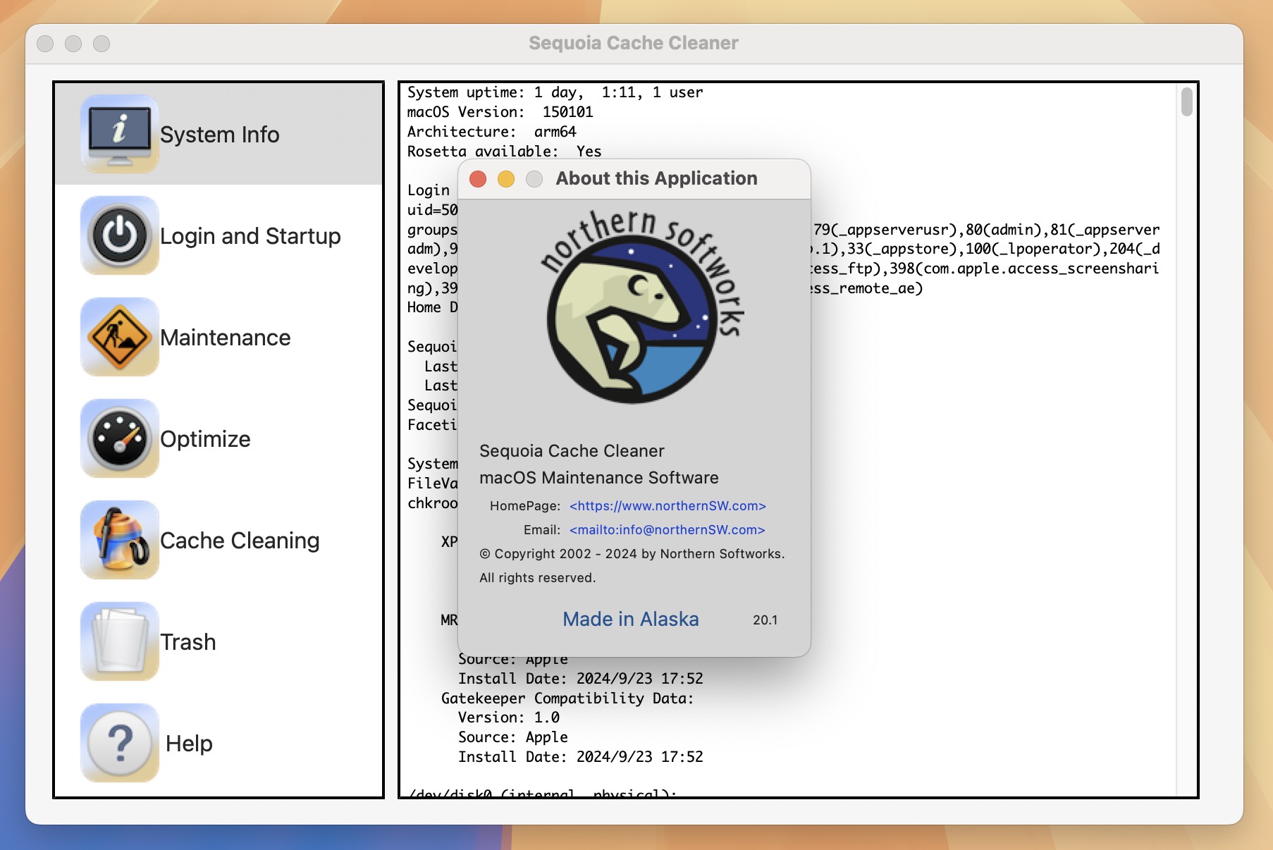 Sequoia Cache Cleaner for Mac v20.1 苹果系统缓存清理优化软件-1