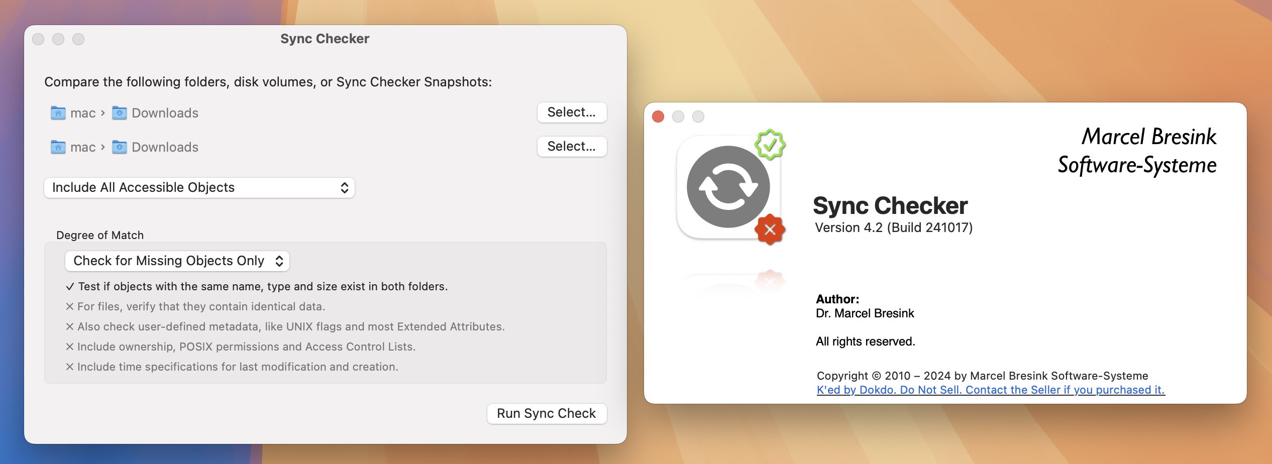 Sync Checker for Mac v4.2 数据同步检查工具-1