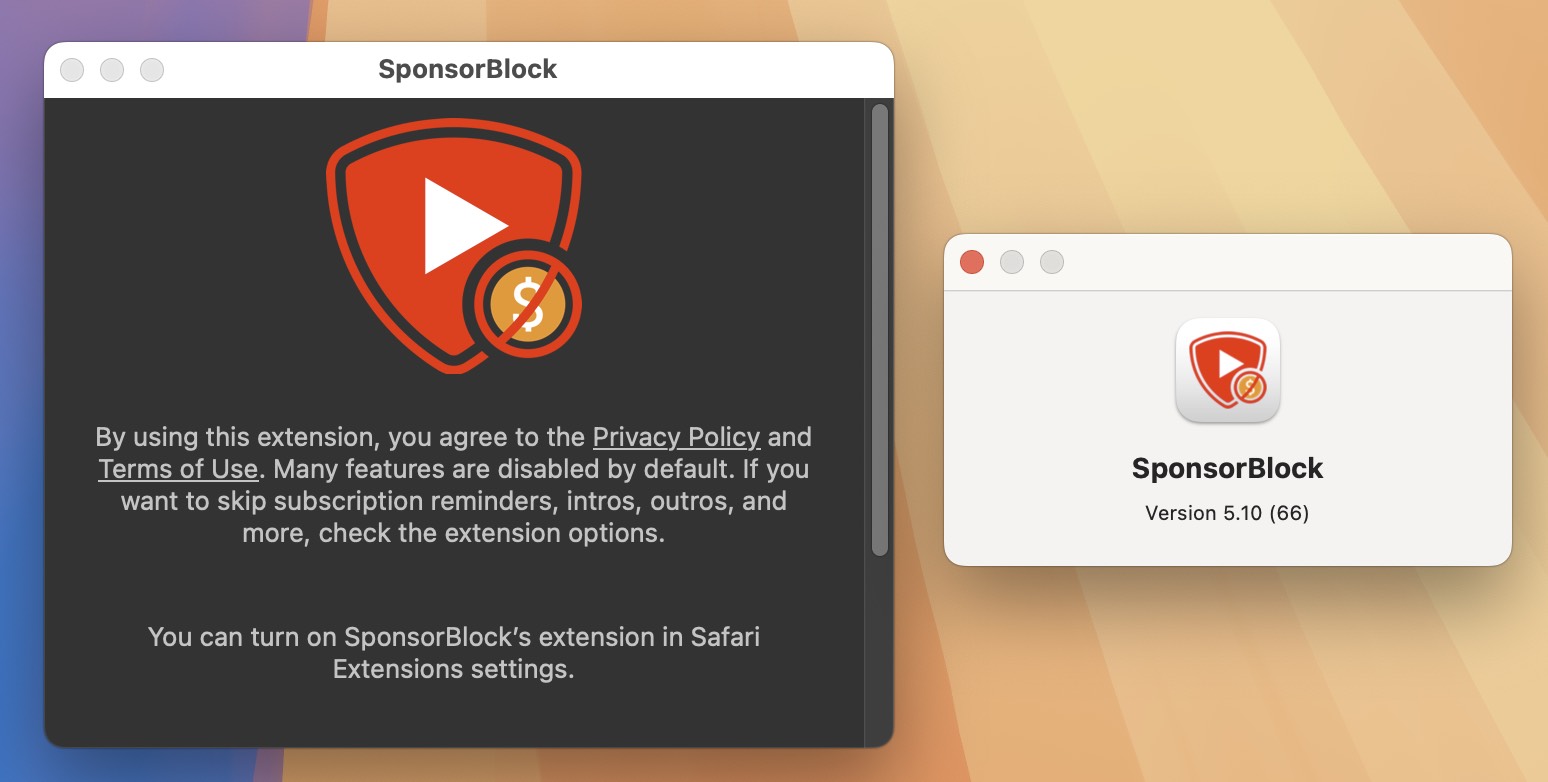 SponsorBlock for Mac v5.10 跳过youtube赞助商广告-1