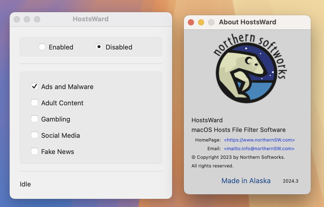 HostsWard for Mac v2024.3 macOS广告拦截软件-1