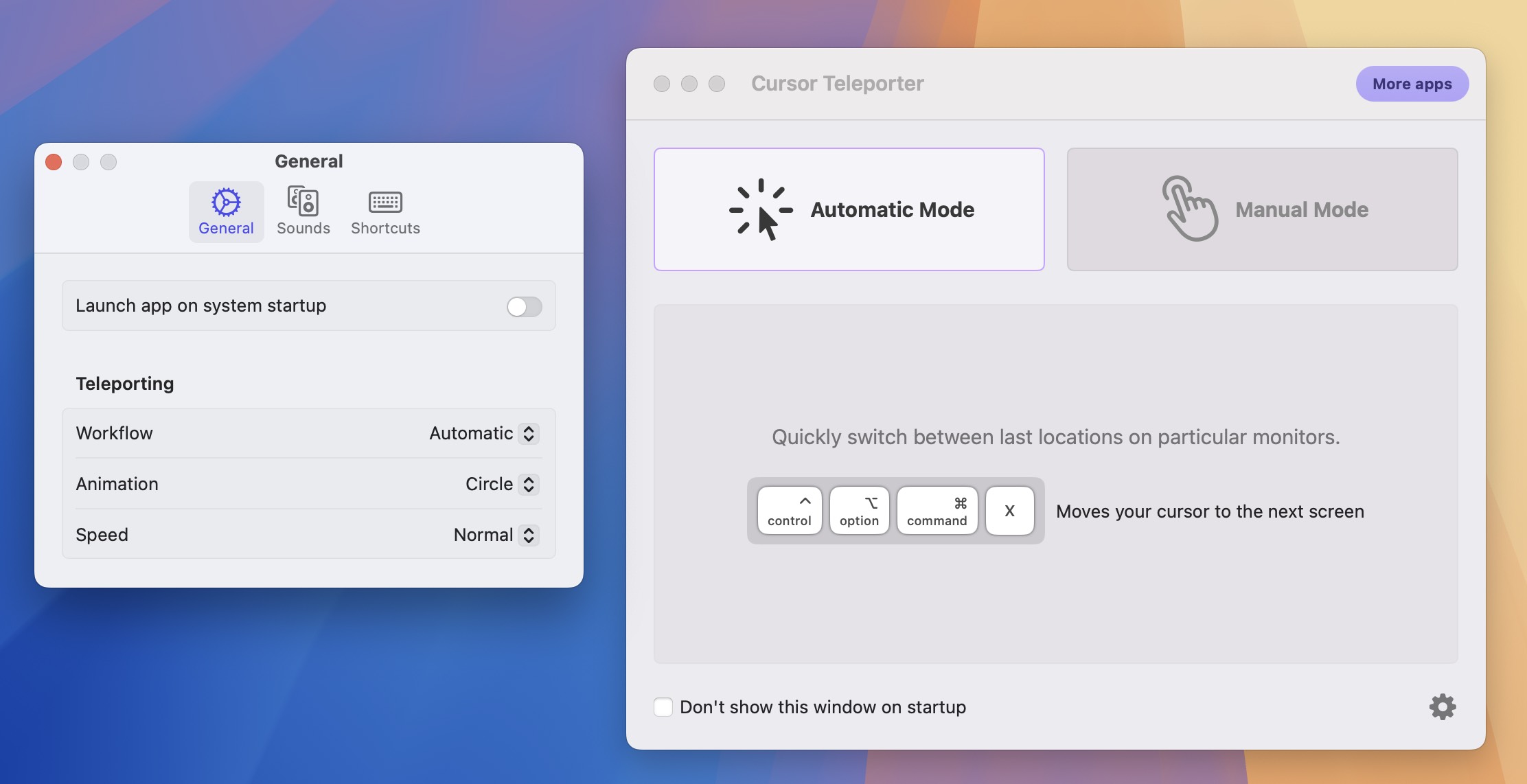 Cursor Teleporter for Mac v1.0.2 多屏幕光标切换工具-1