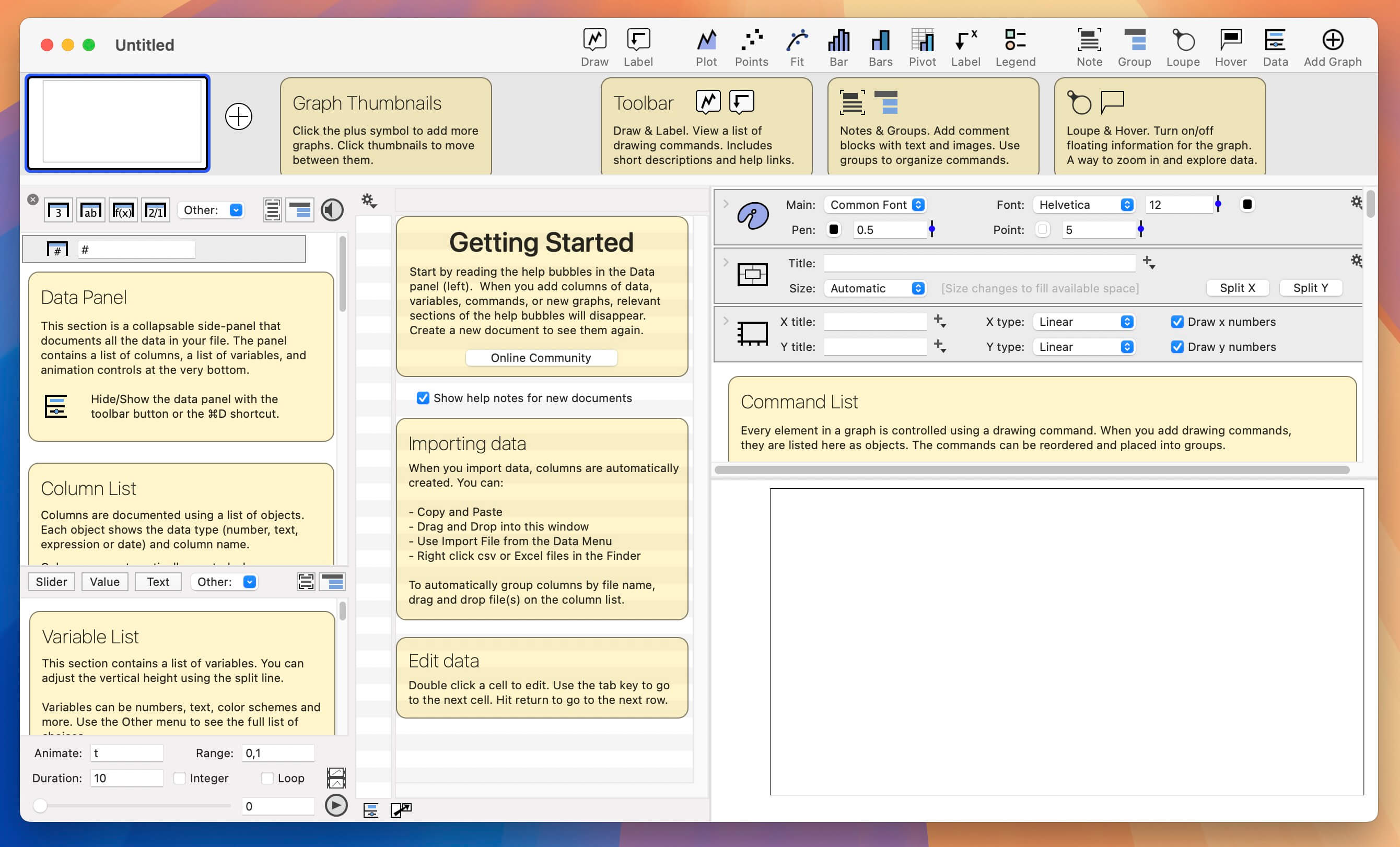 DataGraph for Mac v5.4 数据图表工具-1