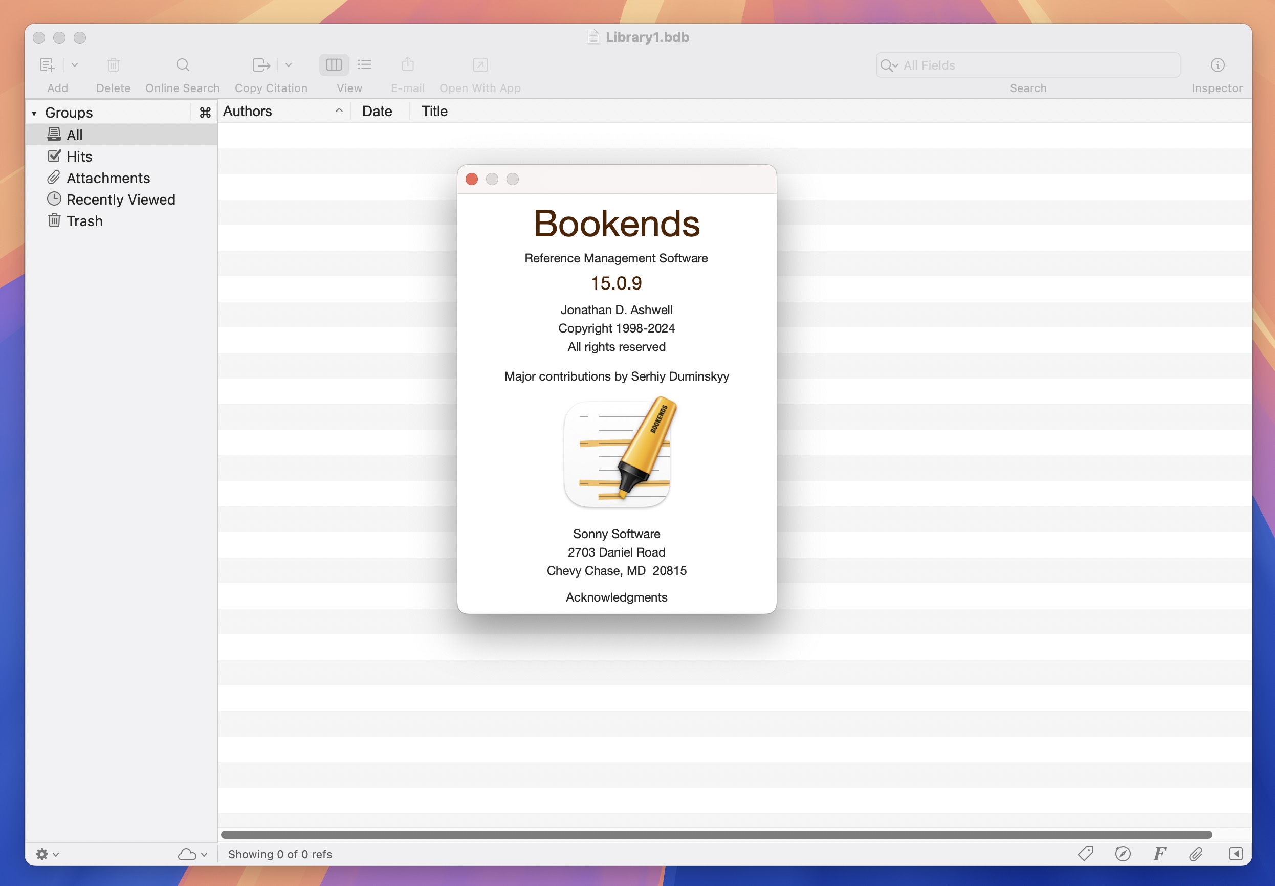 Bookends for Mac v15.0.9 文献书籍下载管理-1