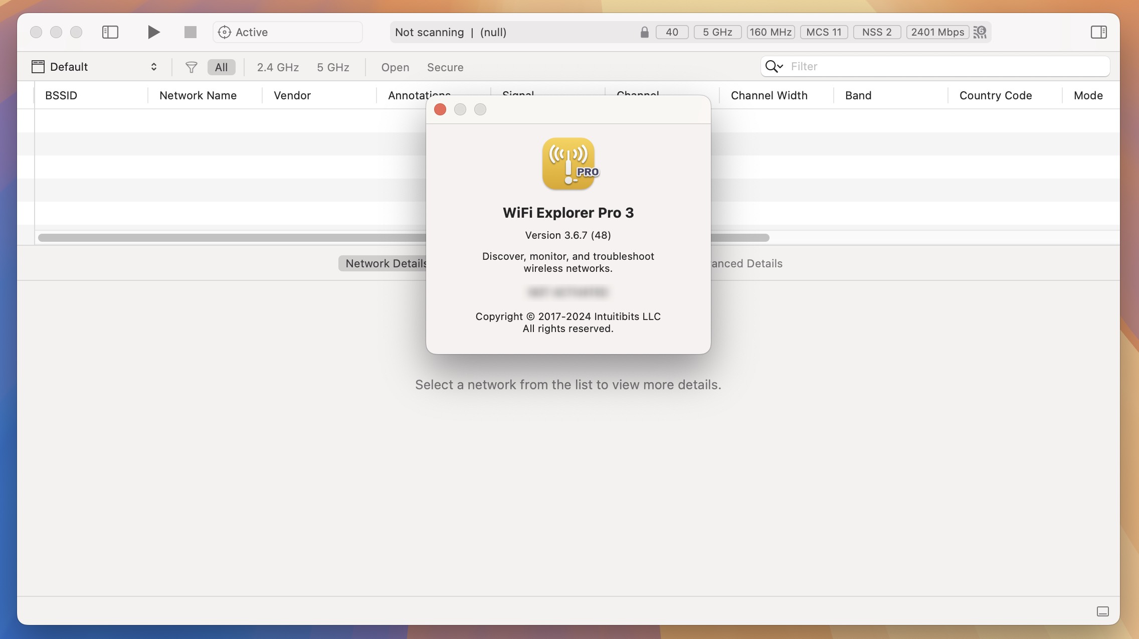 WiFi Explorer Pro 3 for Mac v3.6.7 wifi扫描和管理工具-1