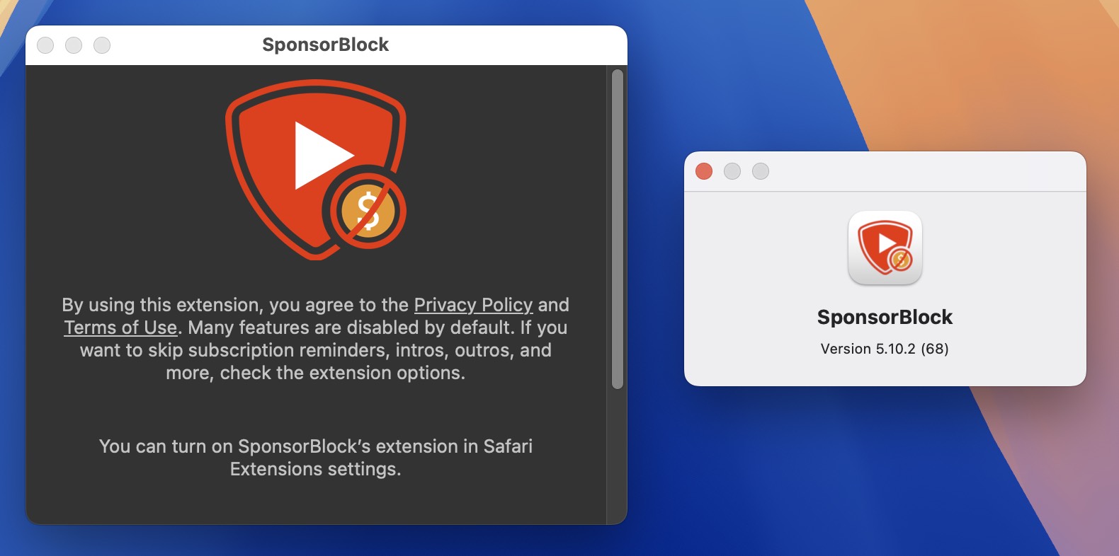 SponsorBlock for Mac v5.10.2 跳过youtube赞助商广告-1