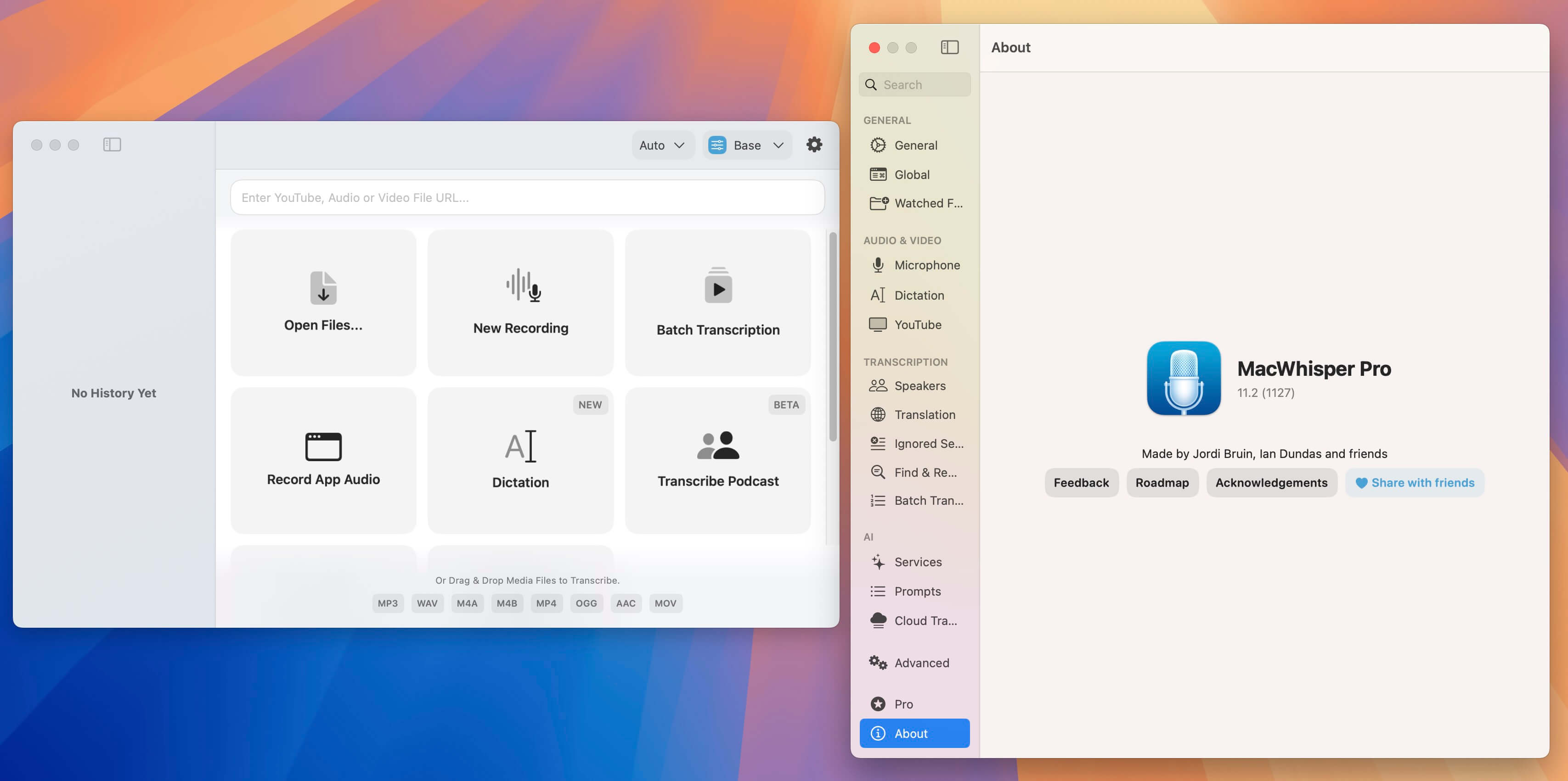 MacWhisper for Mac v11.2 高效音频转文字工具-1