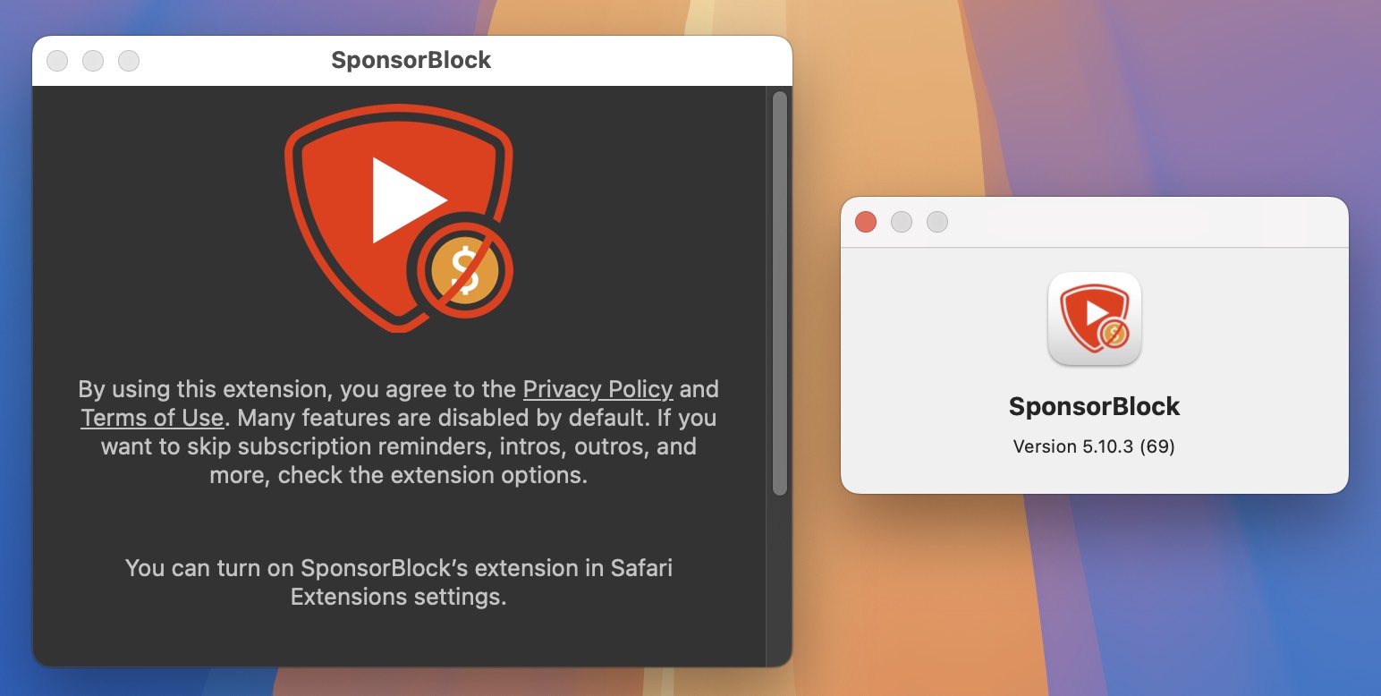 SponsorBlock for Mac v5.10.3 跳过youtube赞助商广告-1