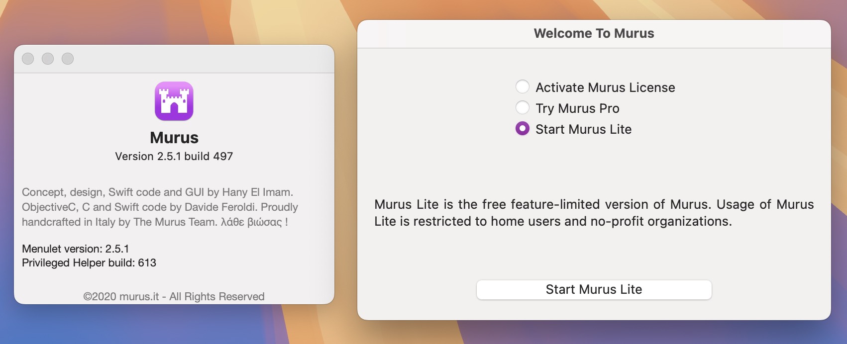 Murus Pro for Mac v2.5.1 网络安全防火墙工具-1