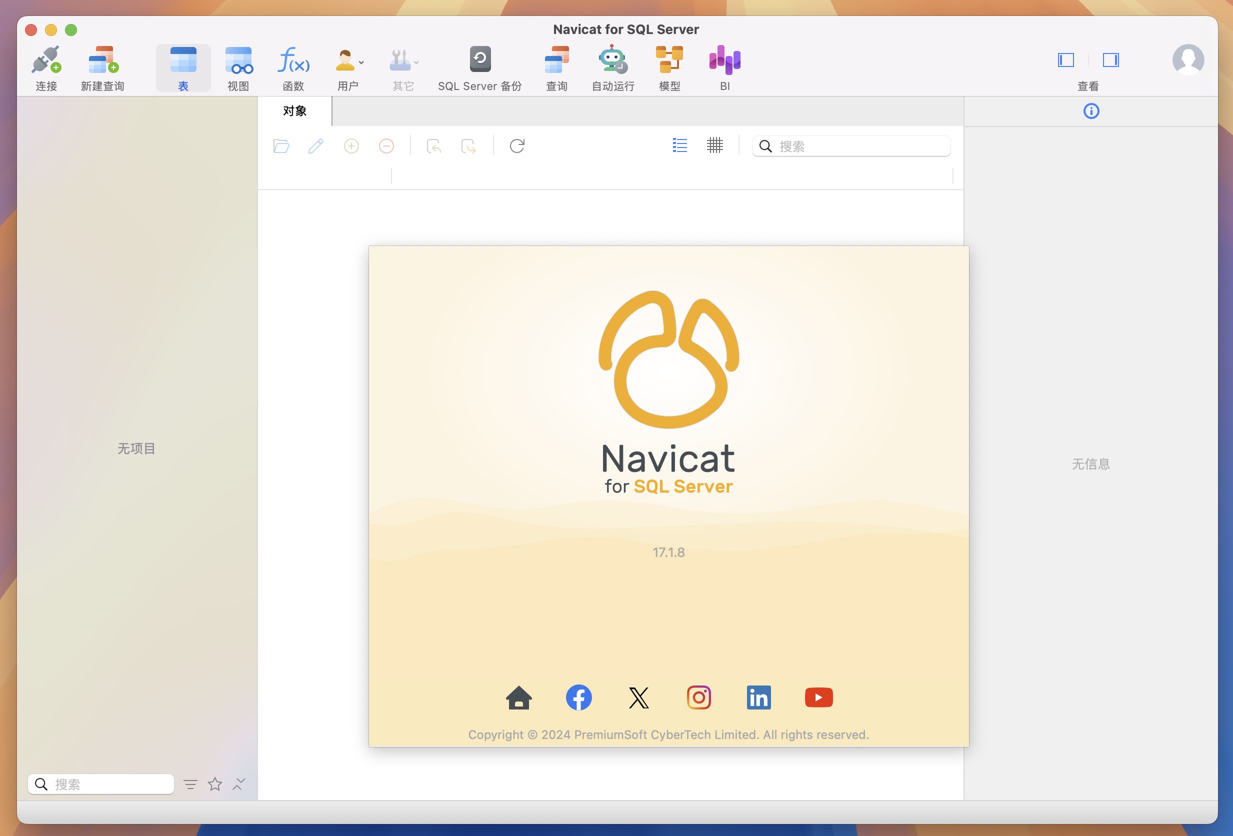 Navicat for SQL Server for Mac v17.1.8 数据库管理工具-1