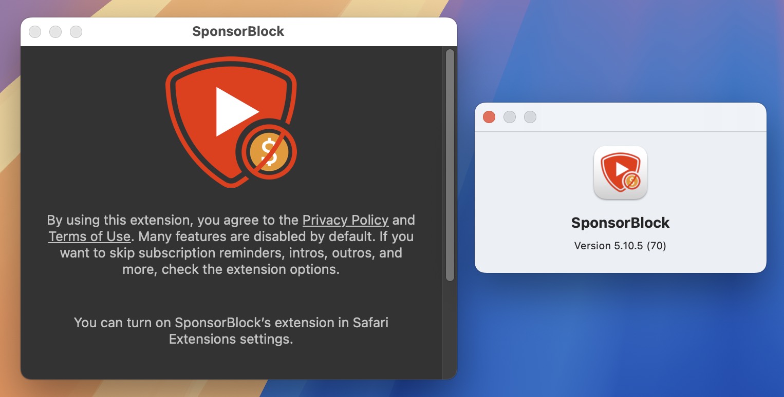 SponsorBlock for Mac v5.10.5 跳过youtube赞助商广告-1