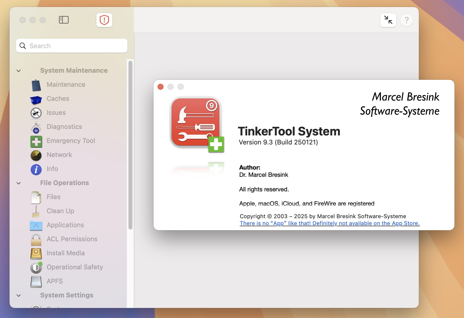 TinkerTool System for Mac v9.3.250121 Mac系统设置维护工具-1