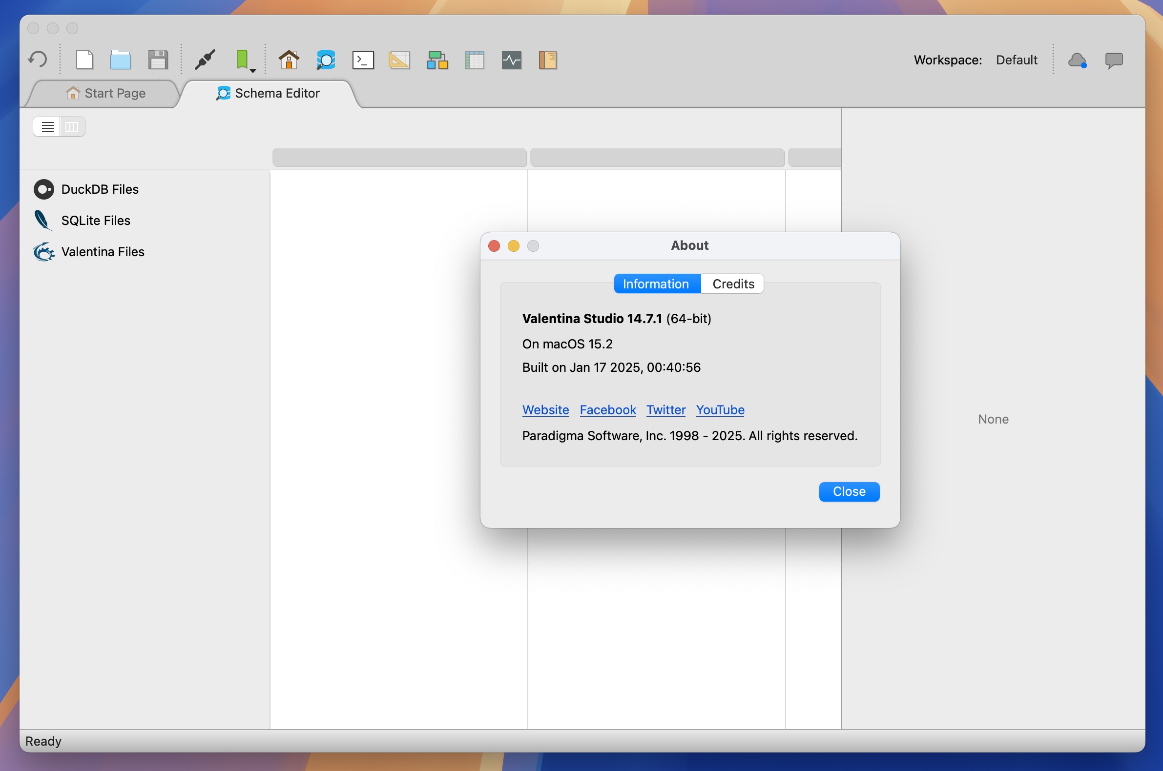 Valentina Studio Pro for Mac v14.7.1 数据库管理工具-1 Valentina Studio Pro for Mac v14.7.1 数据库管理工具-1