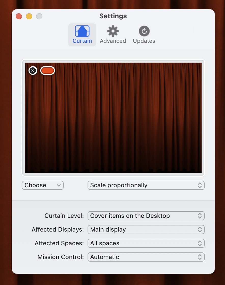 Desktop Curtain for Mac v3.2 桌面图标隐藏工具-1
