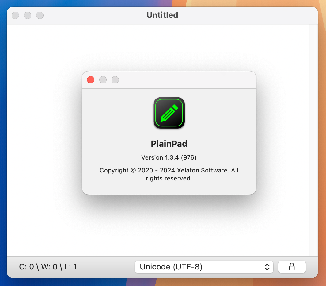PlainPad for Mac v1.3.4 纯文本文件编辑器-1