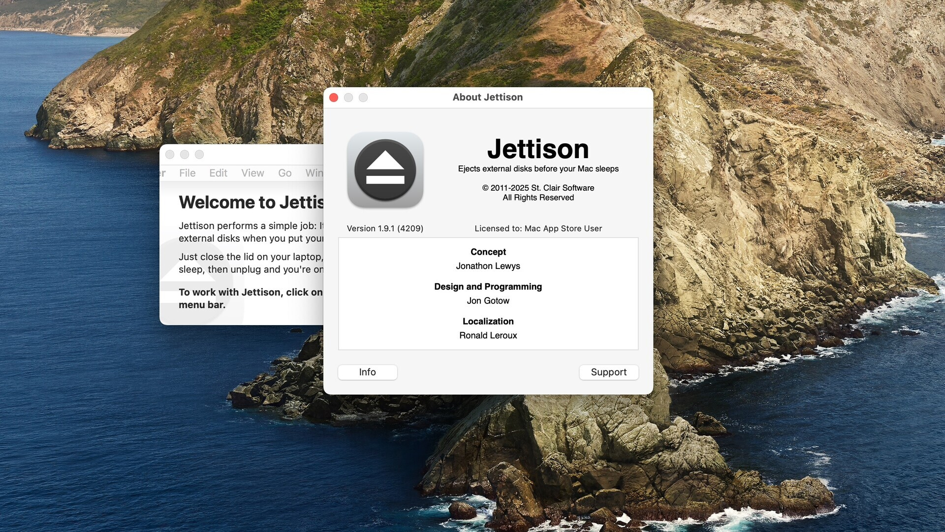 Jettison for Mac v1.9.1 外部磁盘弹出辅助工具-1