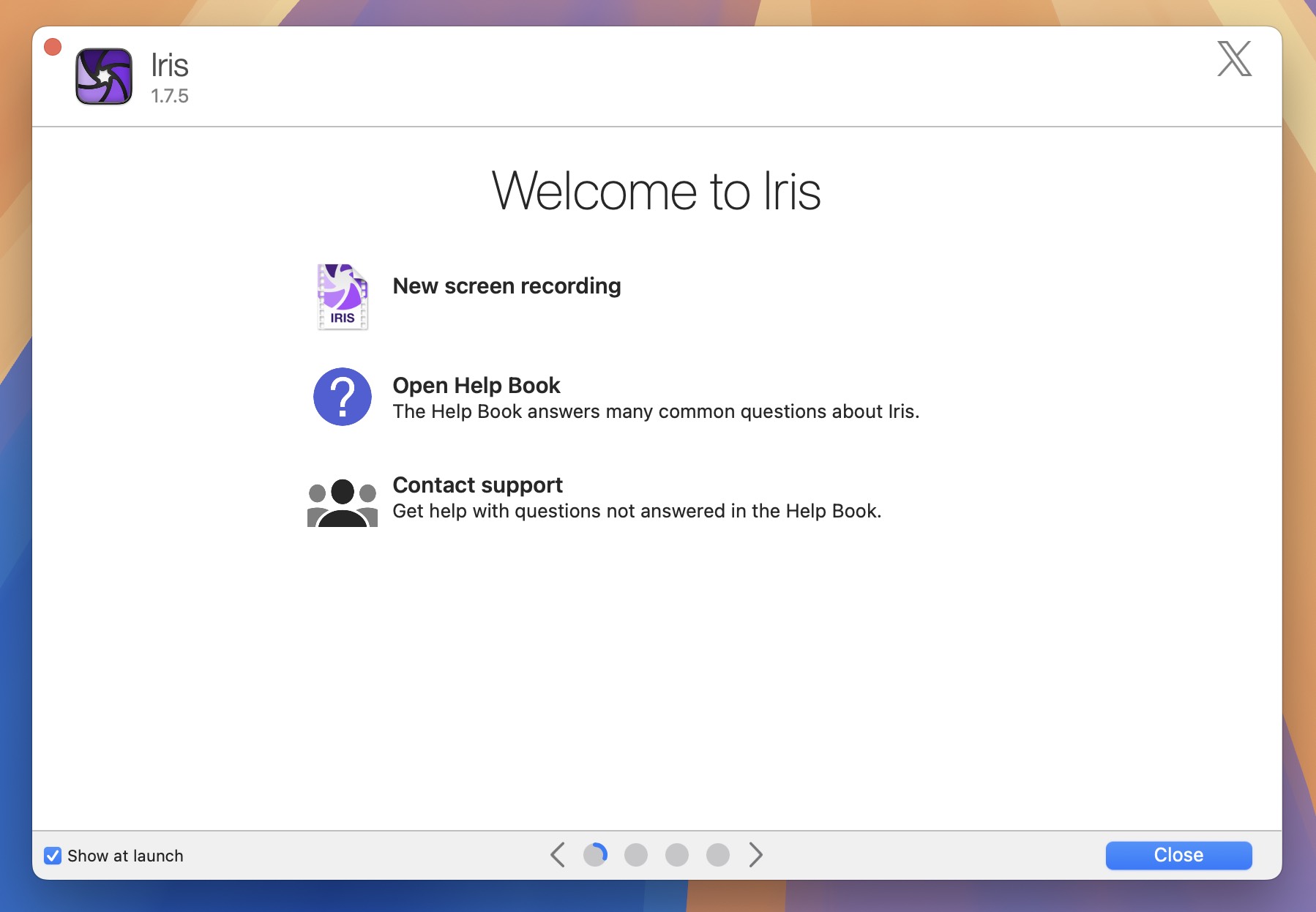 Iris for Mac v1.7.5 简单好用的录屏软件-1