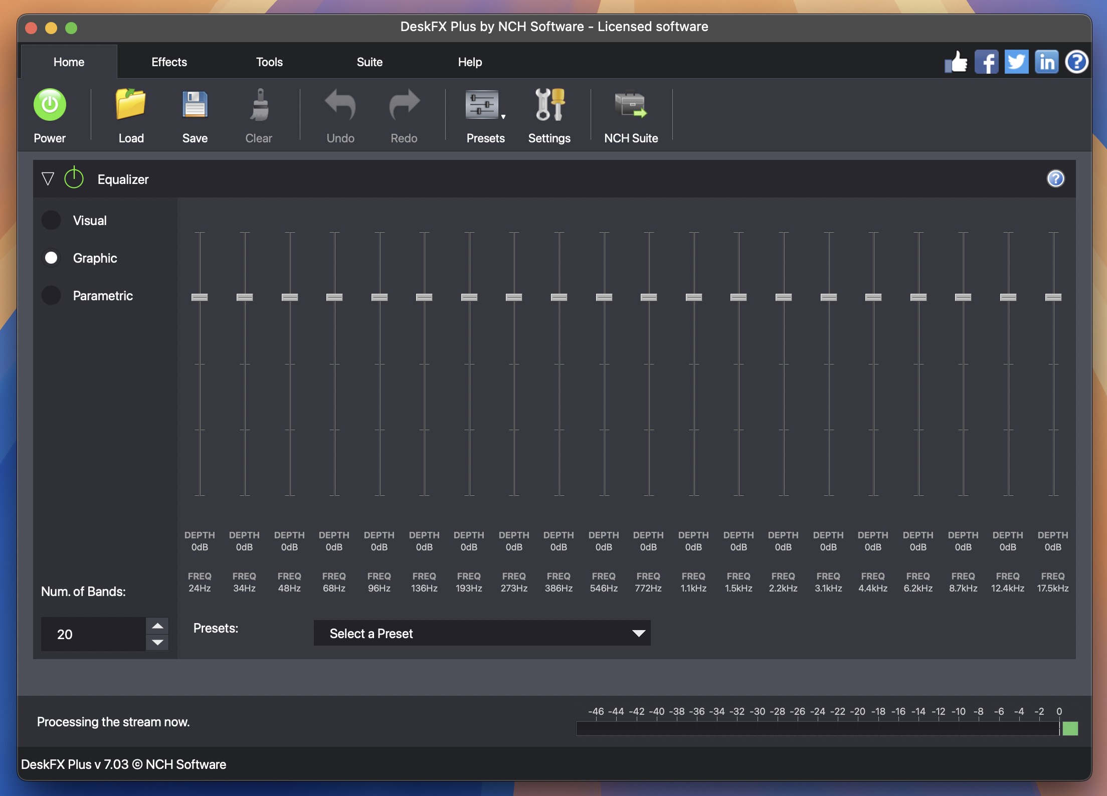 NCH DeskFX for Mac v7.03 音频增强器-1