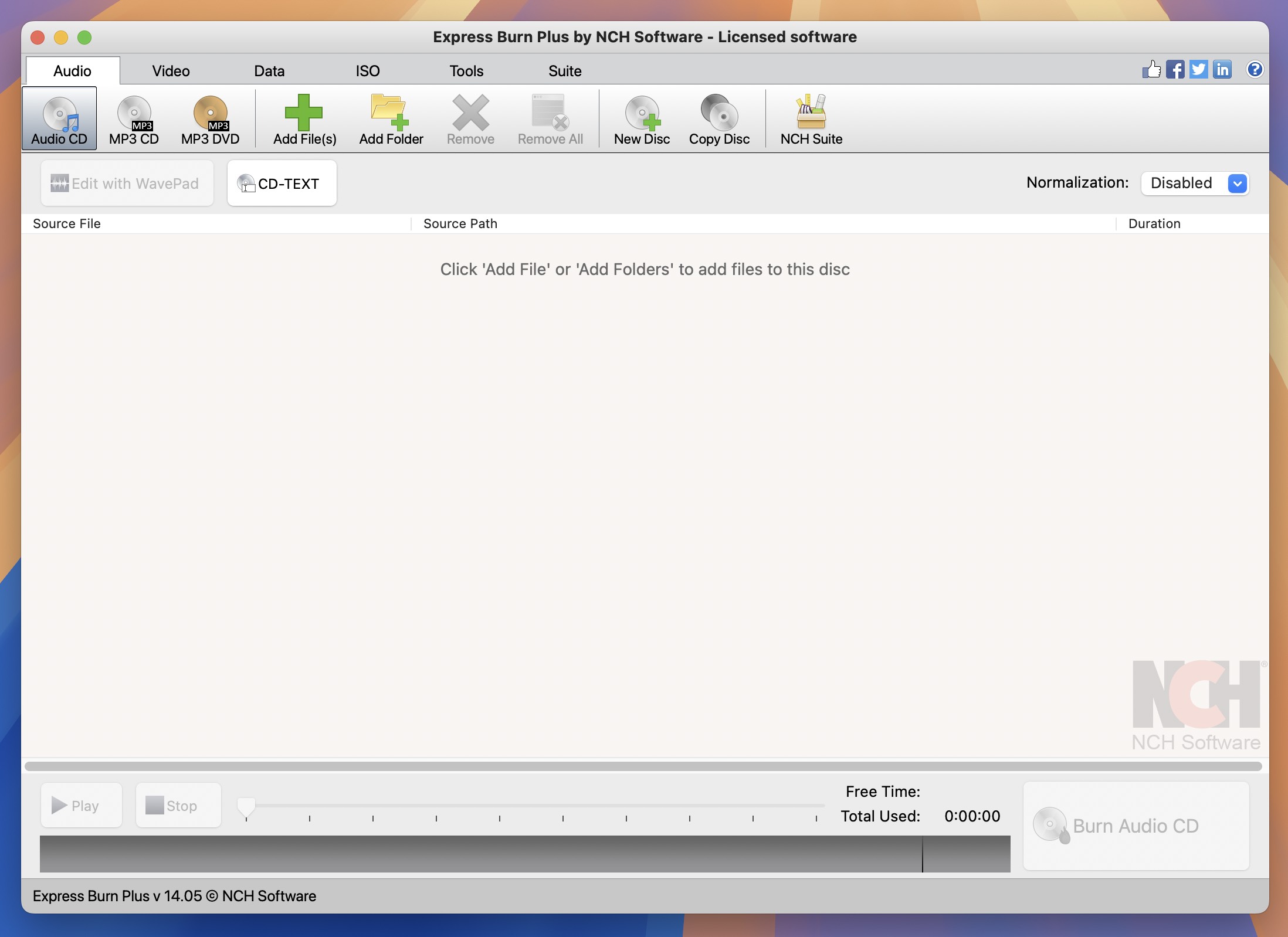 NCH Express Burn Plus for Mac v14.05 光盘刻录软件-1