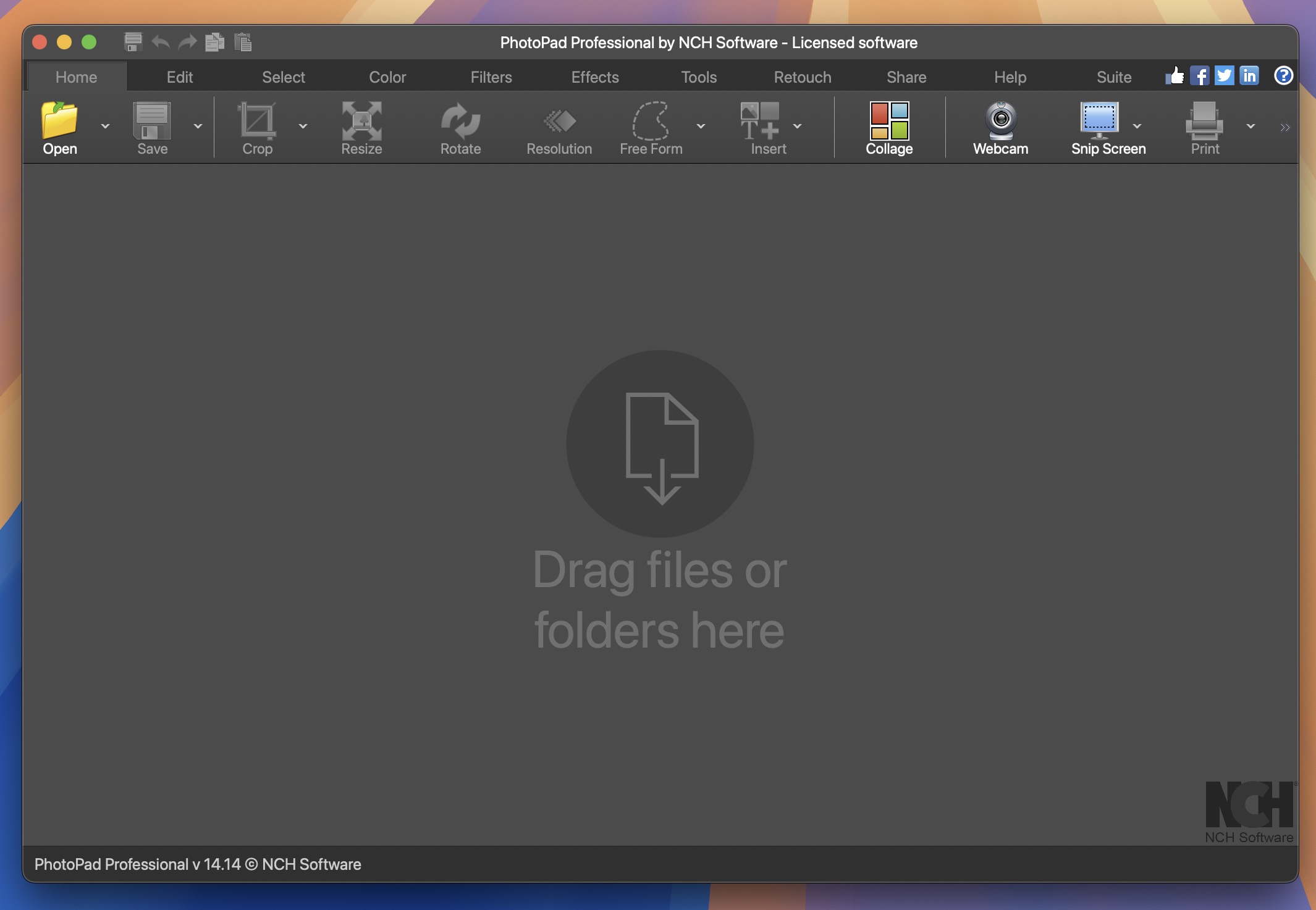 NCH PhotoPad for Mac v14.14 图像照片编辑软件-1