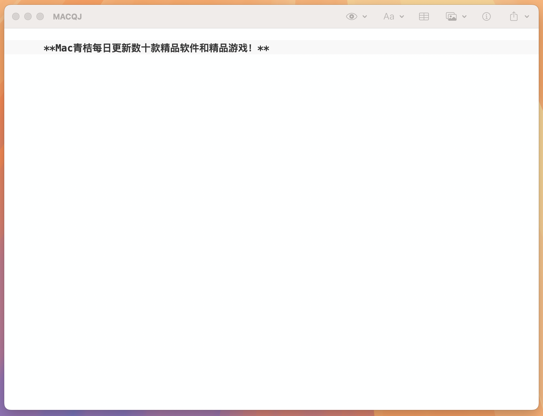 One Markdown for Mac v1.5.7.678 Markdown 文本编辑器-1