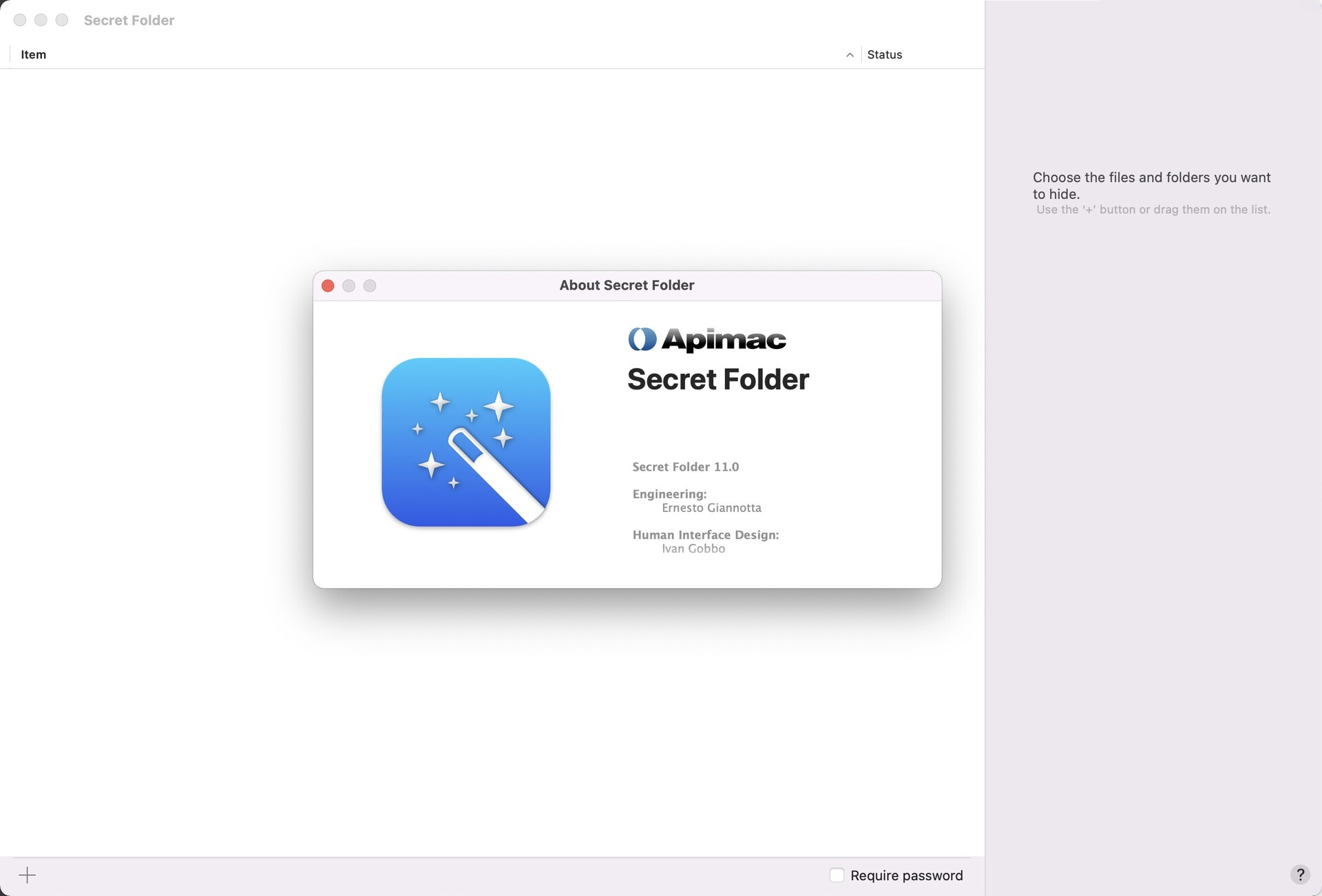 Secret Folder for Mac v11.0 文件隐藏与数据保护工具-1