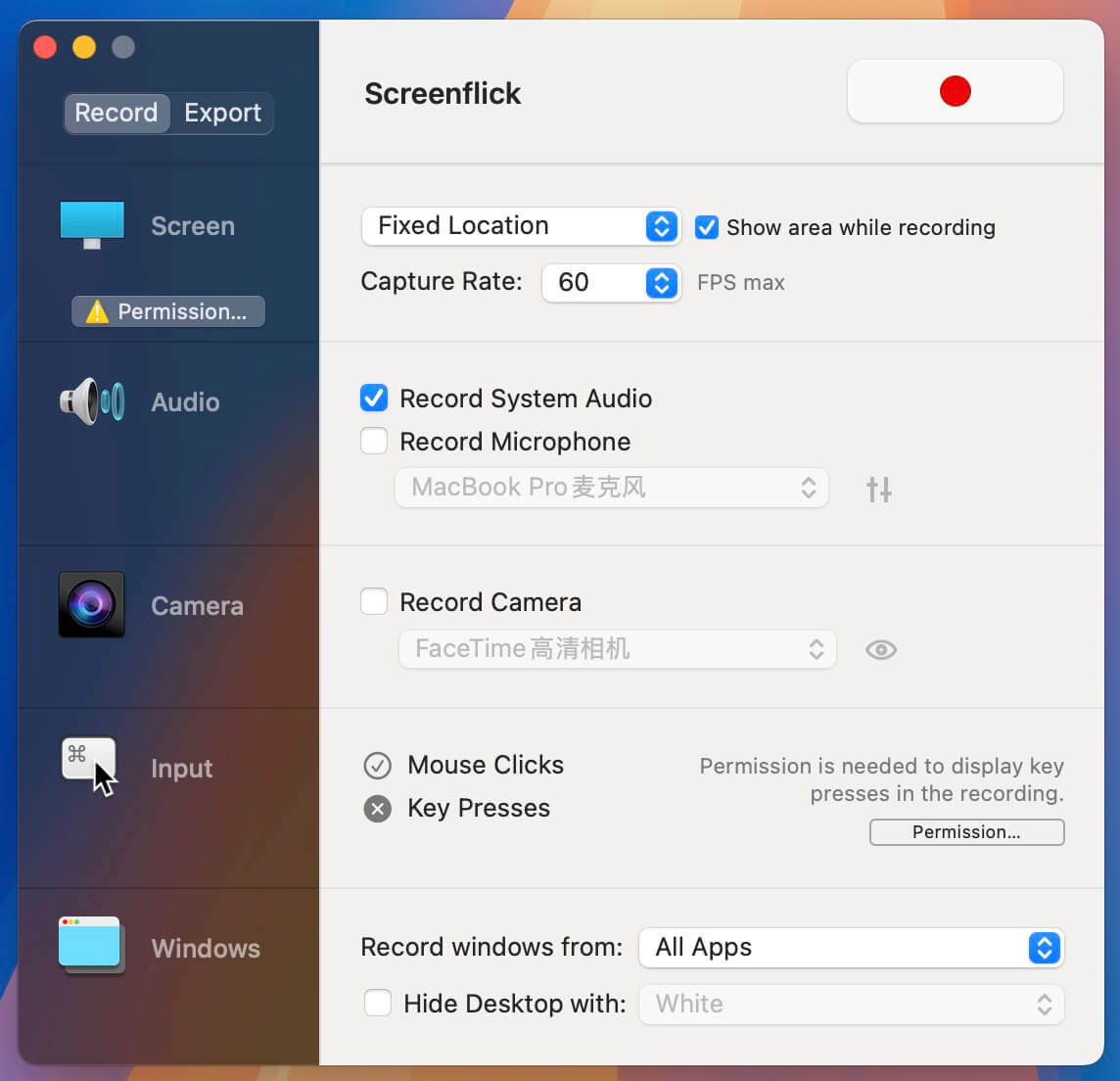 Screenflick for Mac v3.2.13 高性能屏幕录制软件-1