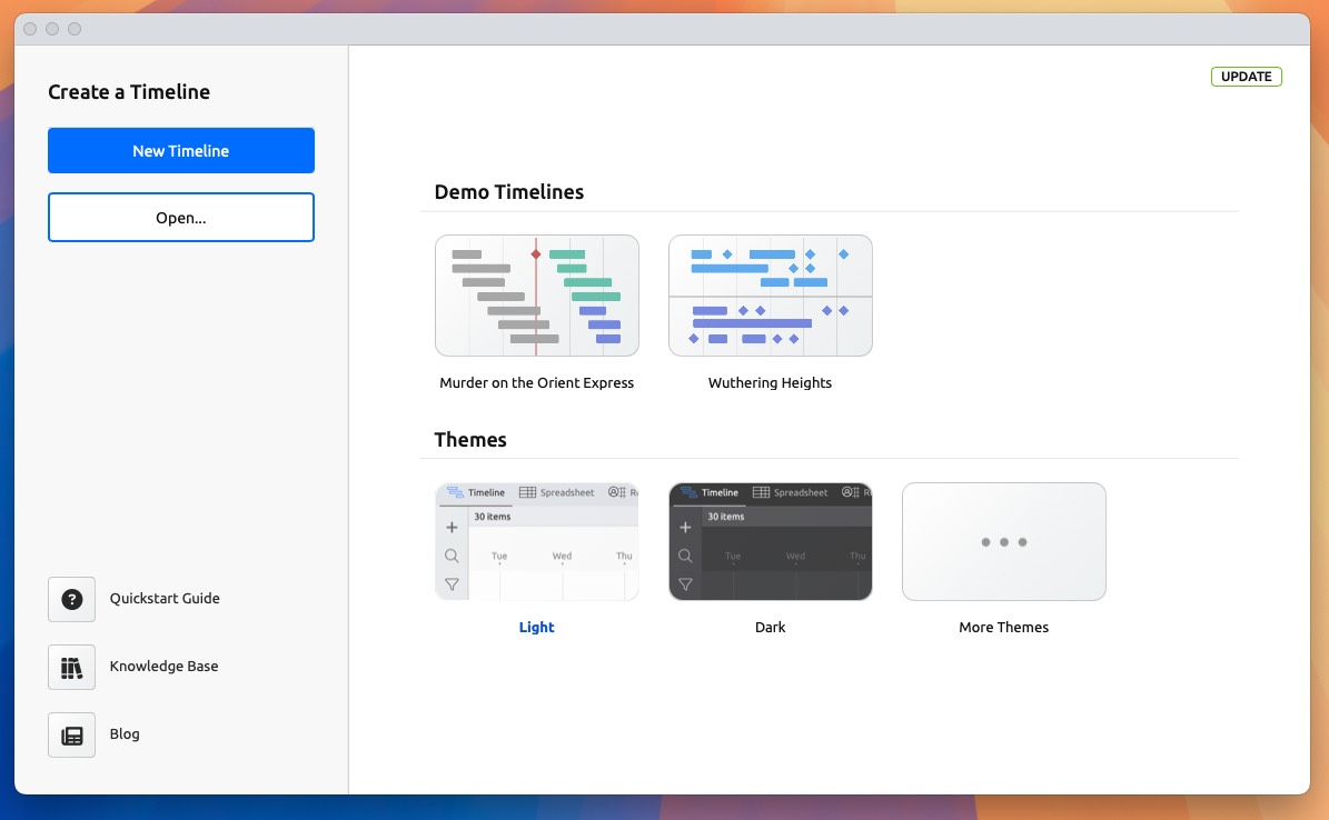 Aeon Timeline for Mac v3.4.20 时间线创建与数据管理工具-1