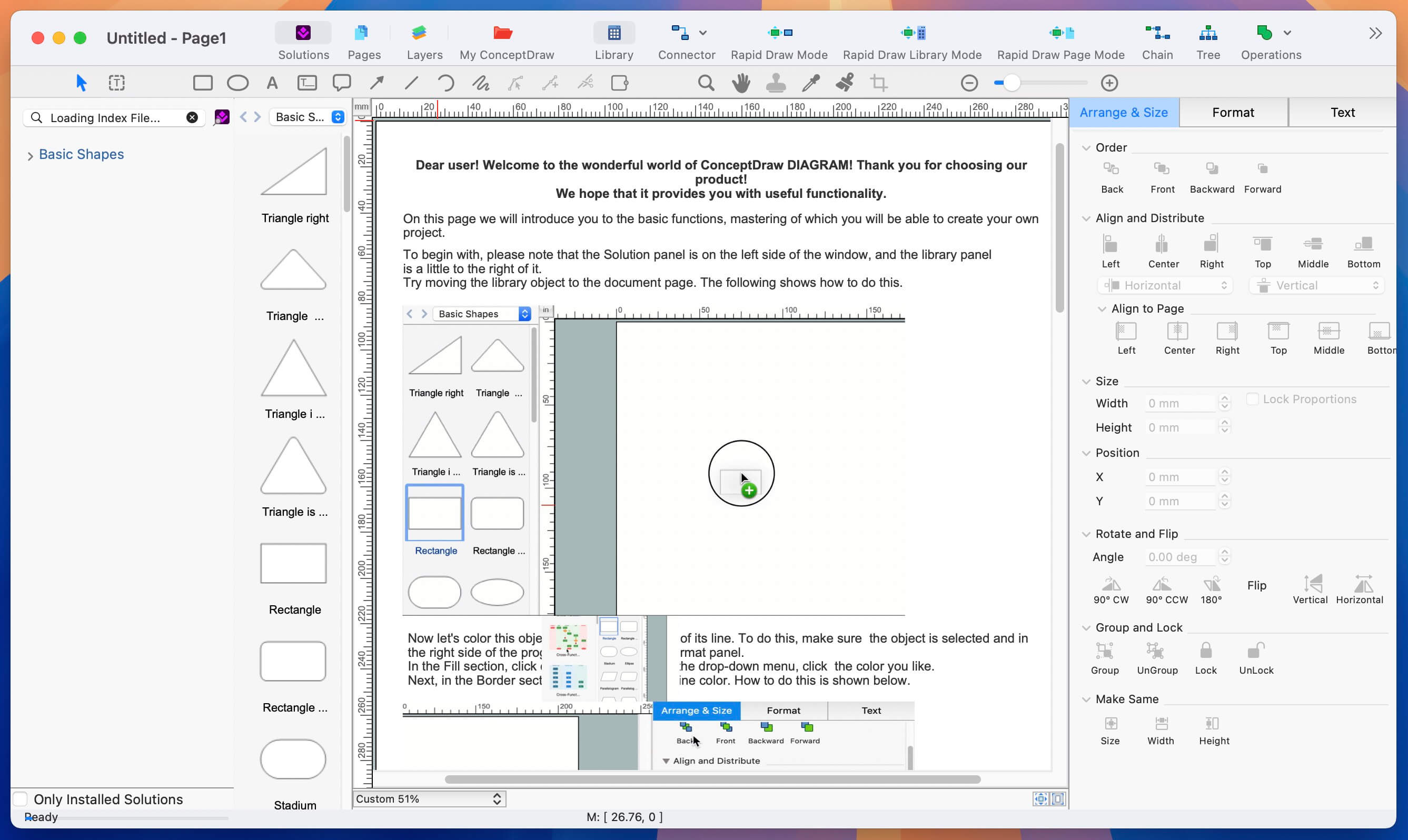 ConceptDraw DIAGRAM for Mac v18.0.1.571 商业图形设计软件-1