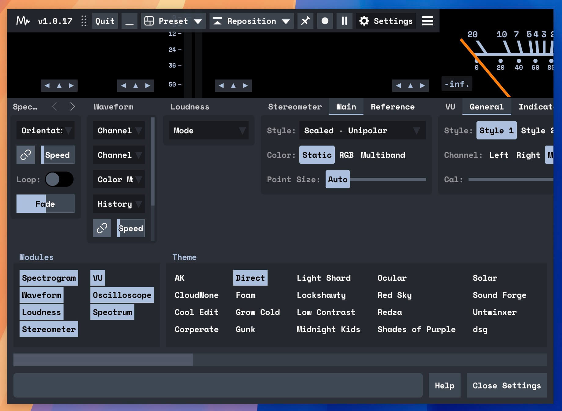 MiniMeters for Mac v1.0.17.1913 独立音频计量软件-1