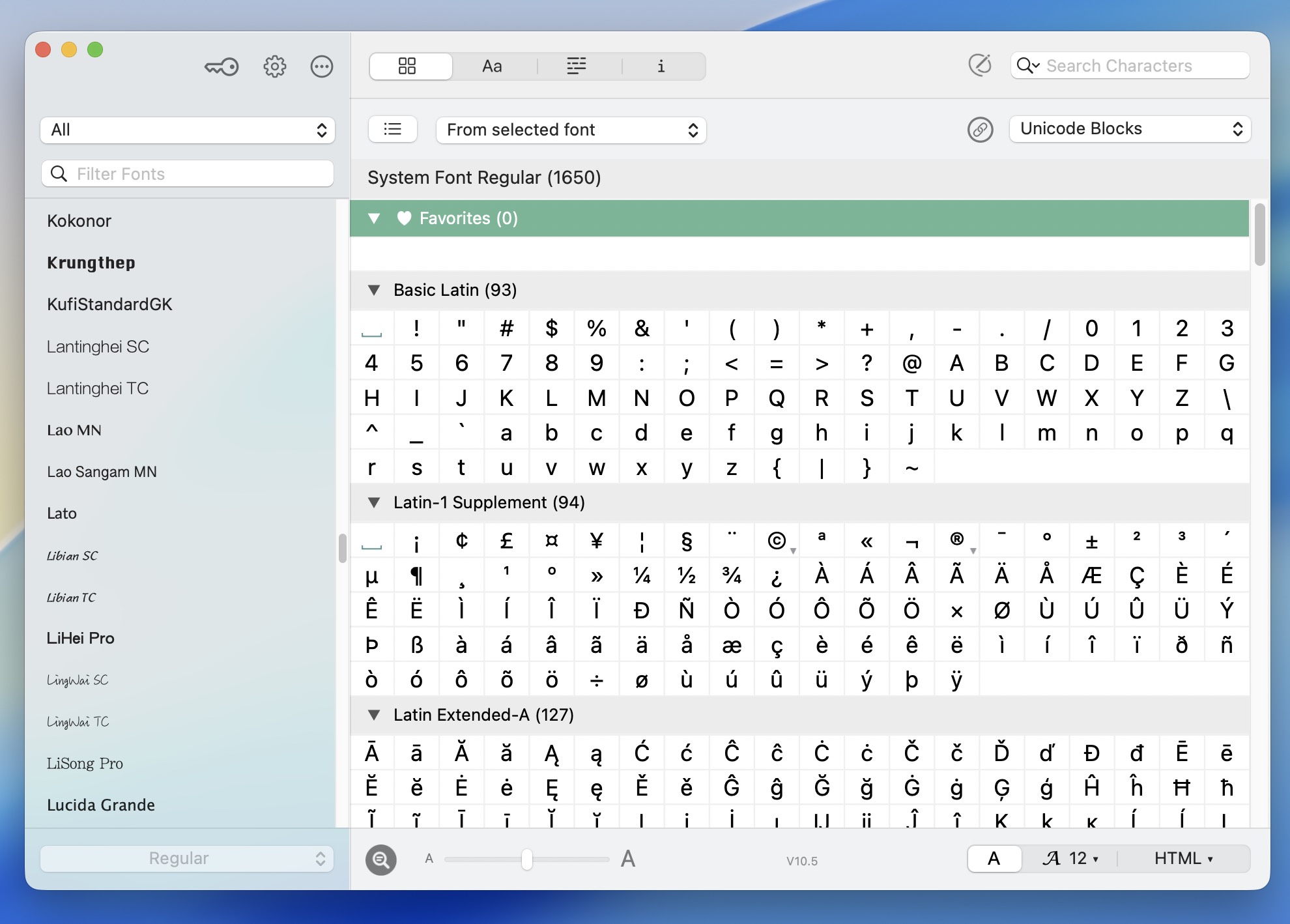 PopChar for Mac v10.5 特殊字符输入工具-1